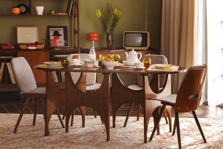 round dining table