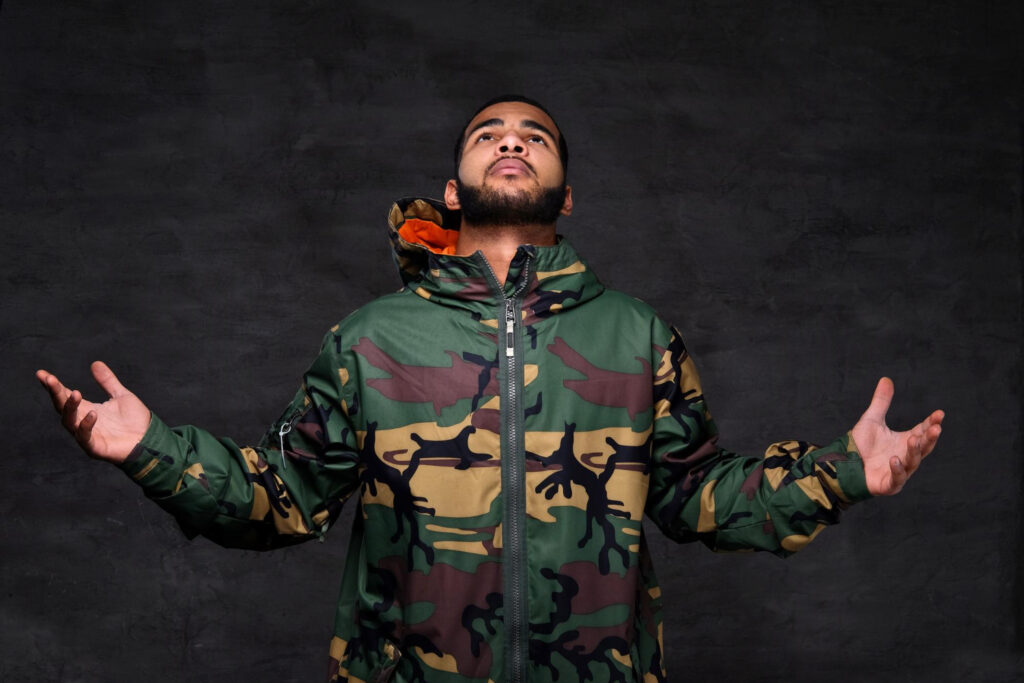 camo hoodie