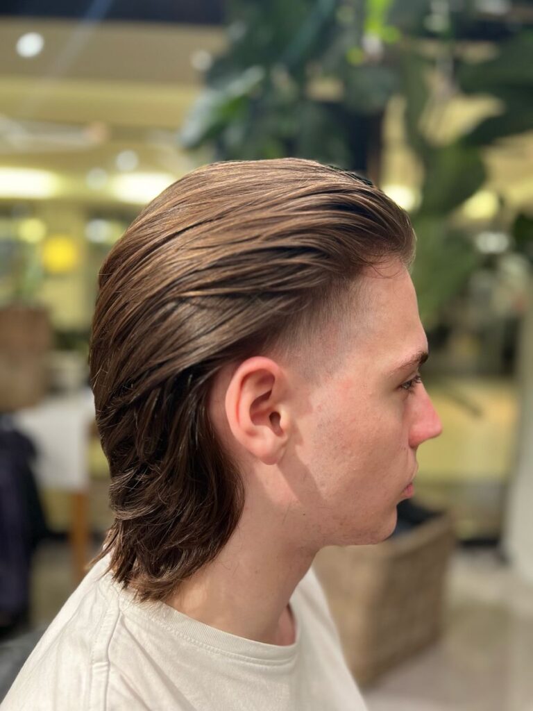 asymmetrical mullet