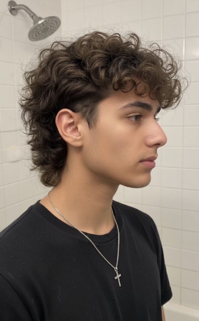 curly mullet