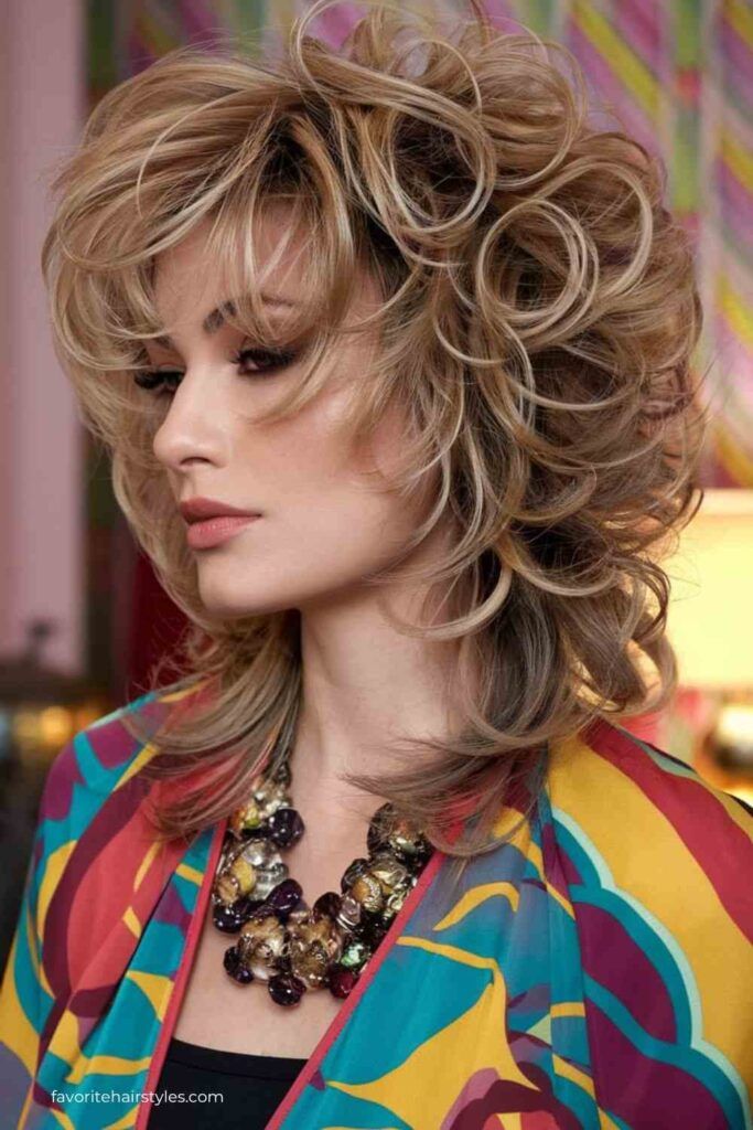 defined spiral curls