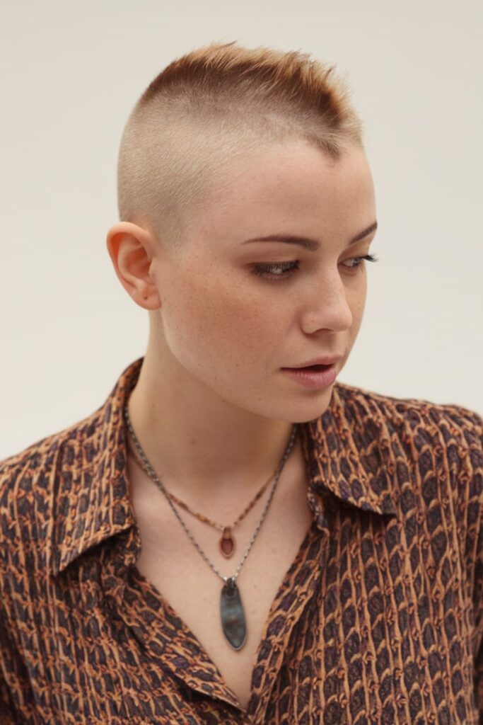 mohawk inspired crop