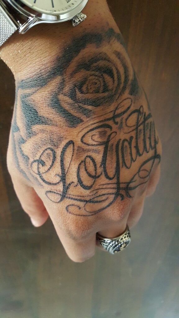 Lettering/Script Name Tattoo