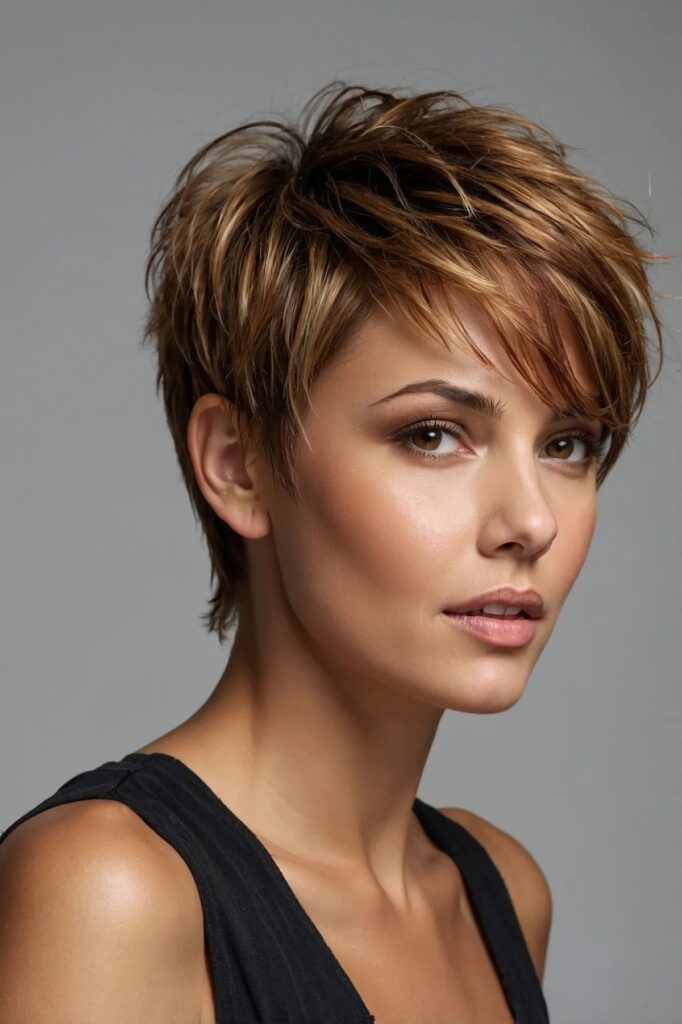 textured pixie cut